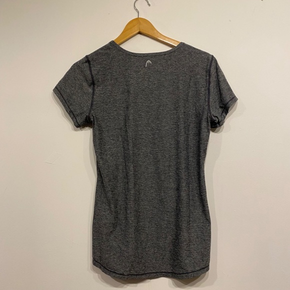 **$5 SALE** Head Activewear Women's Grey Crew Neck T-Shirt Size Medium - Picture 2 of 2
